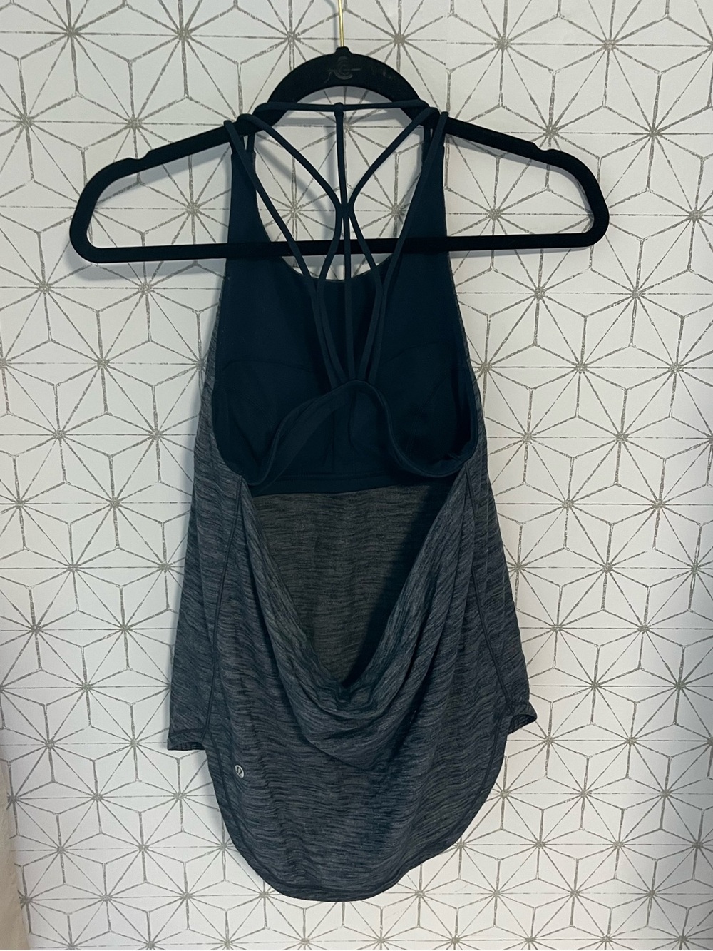 Lululemon Strappy Back Tank Marled Blue